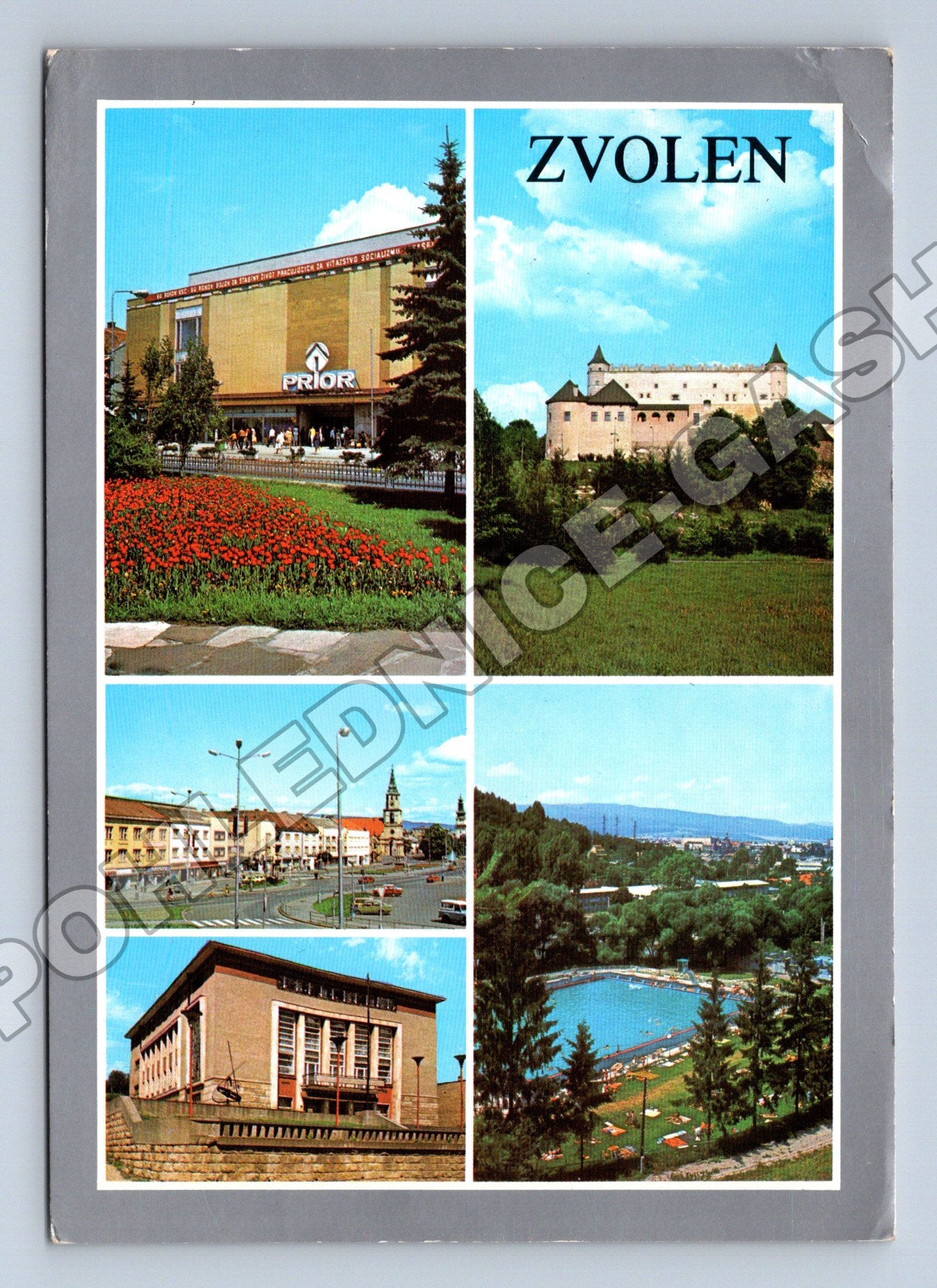 Pohlednice Slovensko Zvolen multi-pohled 1983 (M37807)