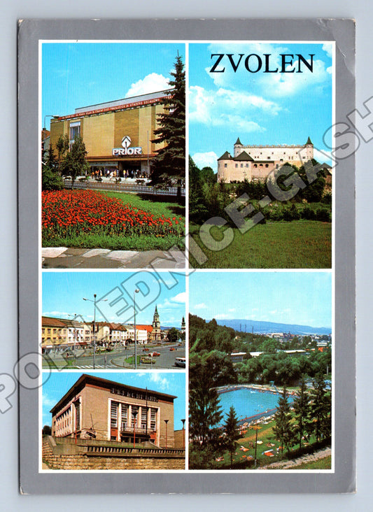 Pohlednice Slovensko Zvolen multi-pohled 1983 (M37807)