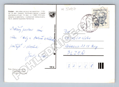 Pohlednice Slovensko Zvolen multi-pohled 1983 (M37807)