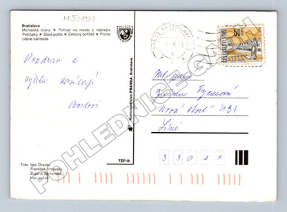 Pohlednice Slovensko Bratislava koláž 1979 (M37809)