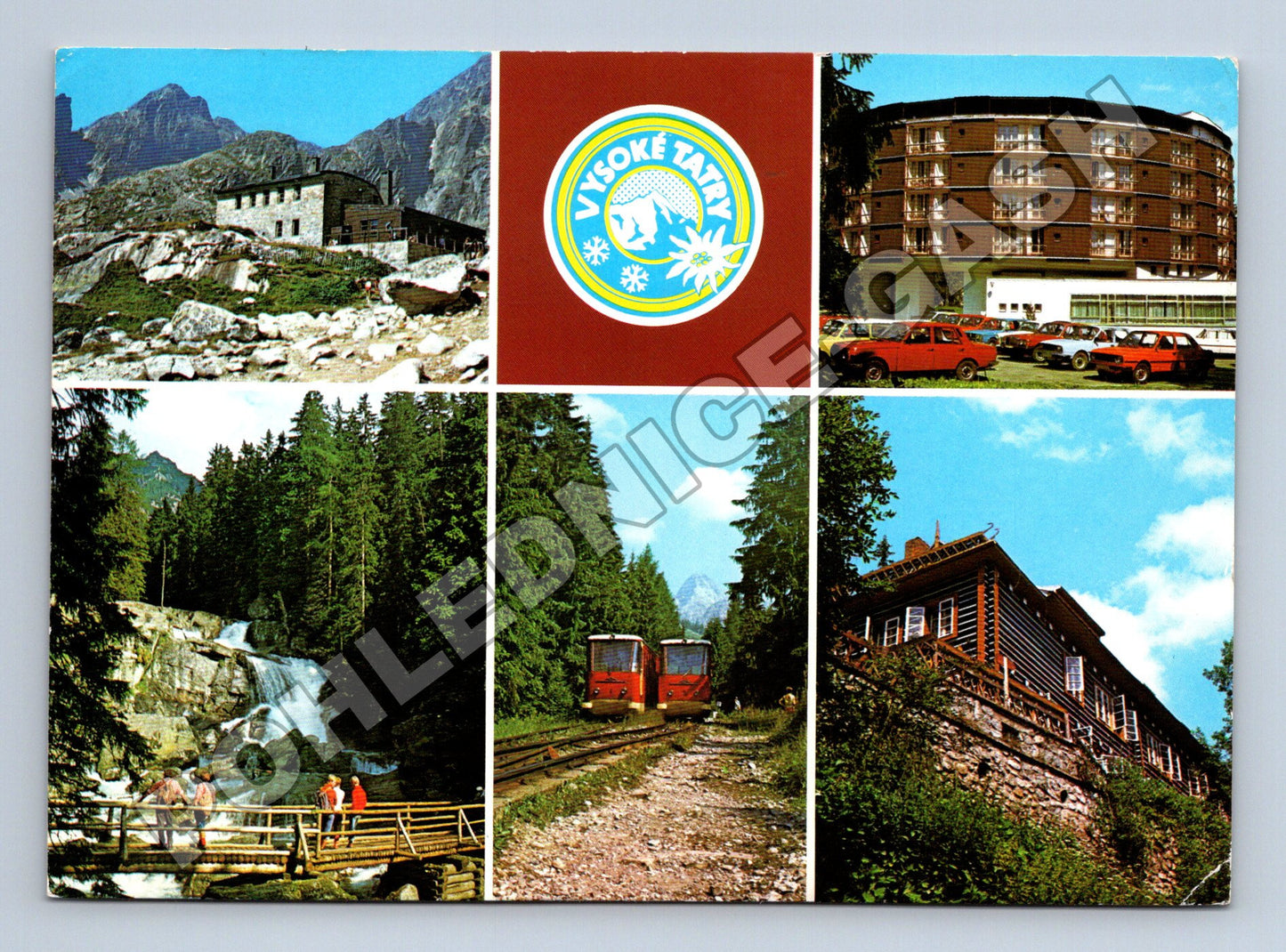Pohlednice Slovensko Vysoké Tatry multi-view 1989 (M37810)