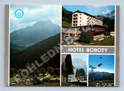 Pohlednice Slovensko Malá Fatra Hotel Boboty 1981 (M37811)