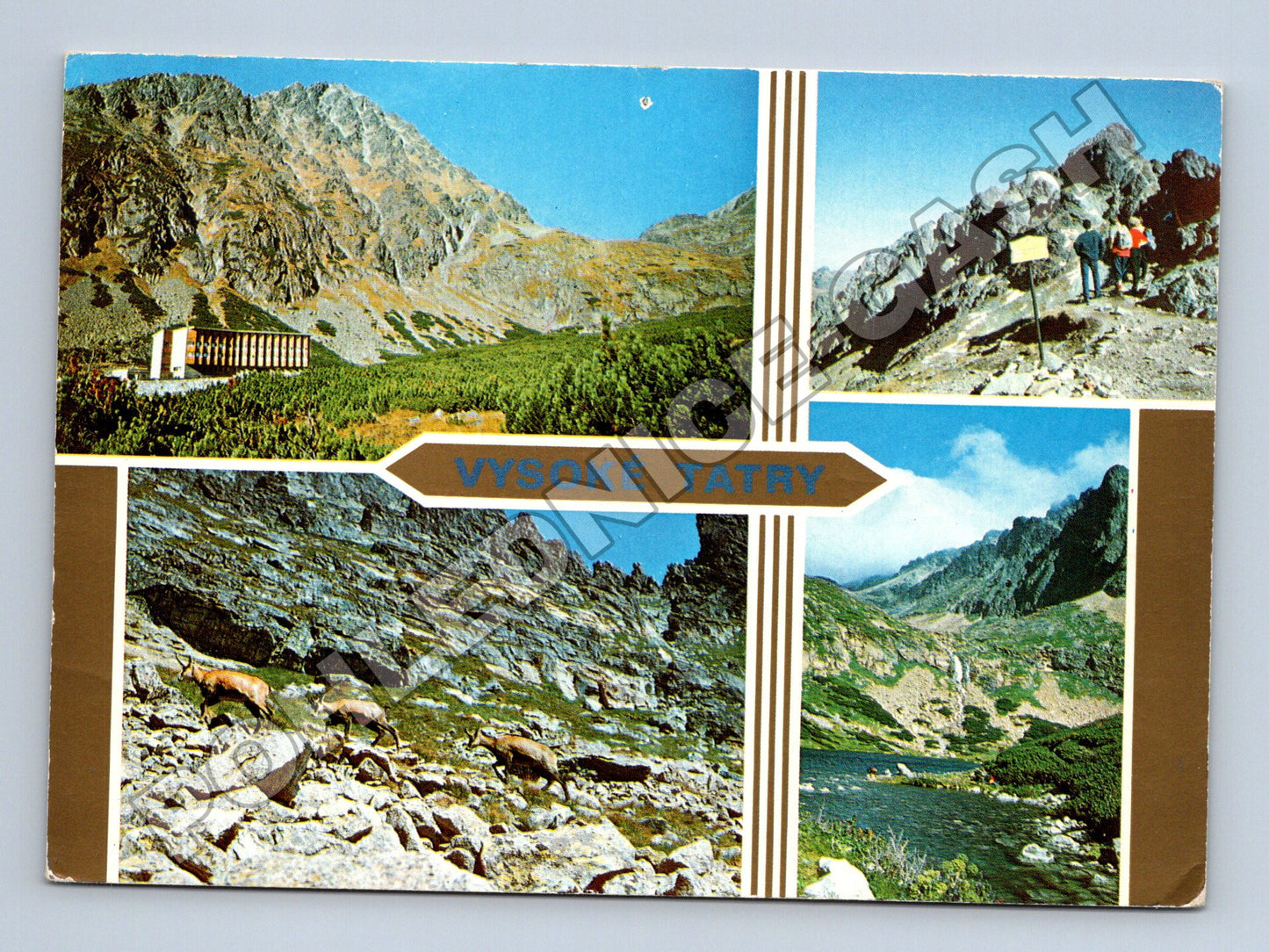 Pohlednice Slovensko Vysoké Tatry koláž (M37821)