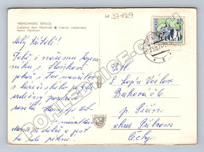 Slovensko Trenčianske Teplice Machnáč a Hamman 1971 (M37829)