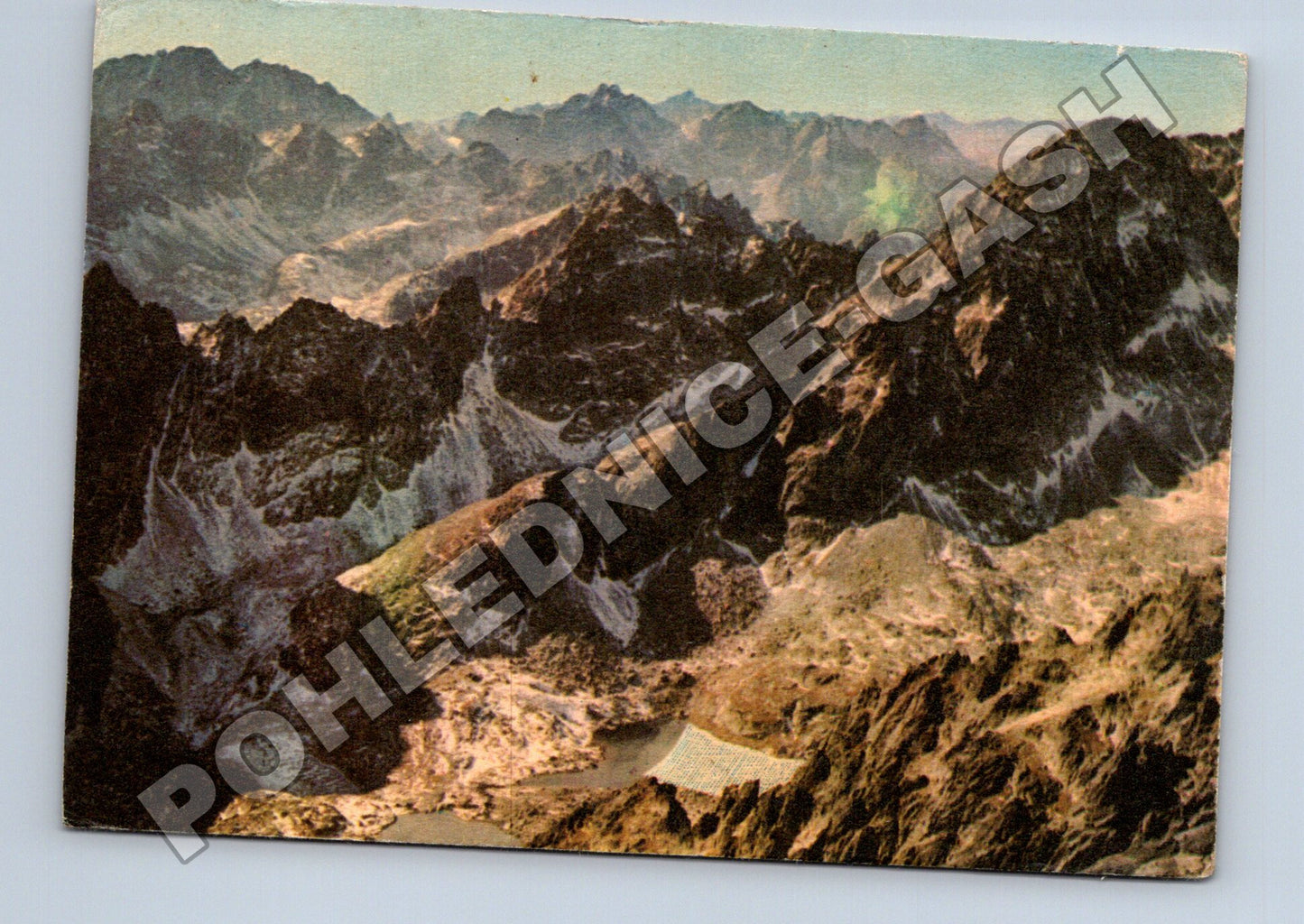 Pohlednice Slovensko Vysoké Tatry Lomnický štít 1963 (M37832)