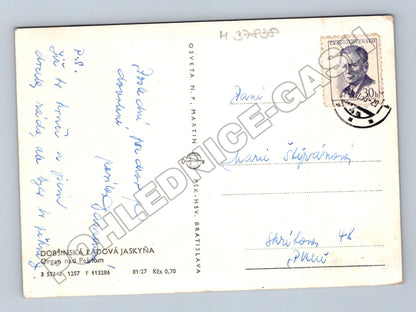 Slovensko Dobšinská ľadová jaskyňa Organ nad Peľťom (M37838)