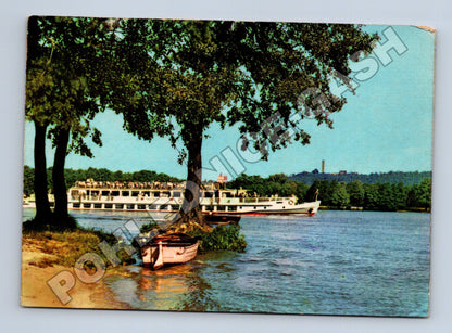 Pohlednice Německo Berlín Grünau řeka loď 1961 (M37847)