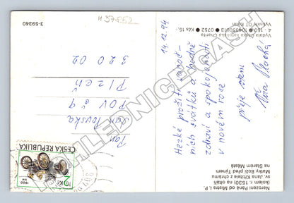 Pohlednice Praha Narození Páně řezba 1994 (M37852)
