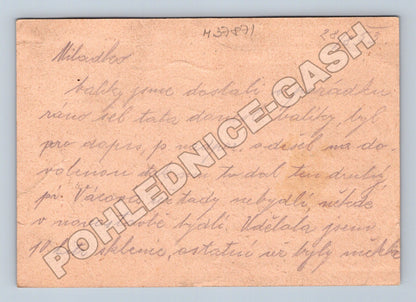 Pohlednice Praha dopisnice 1953 (M37871)