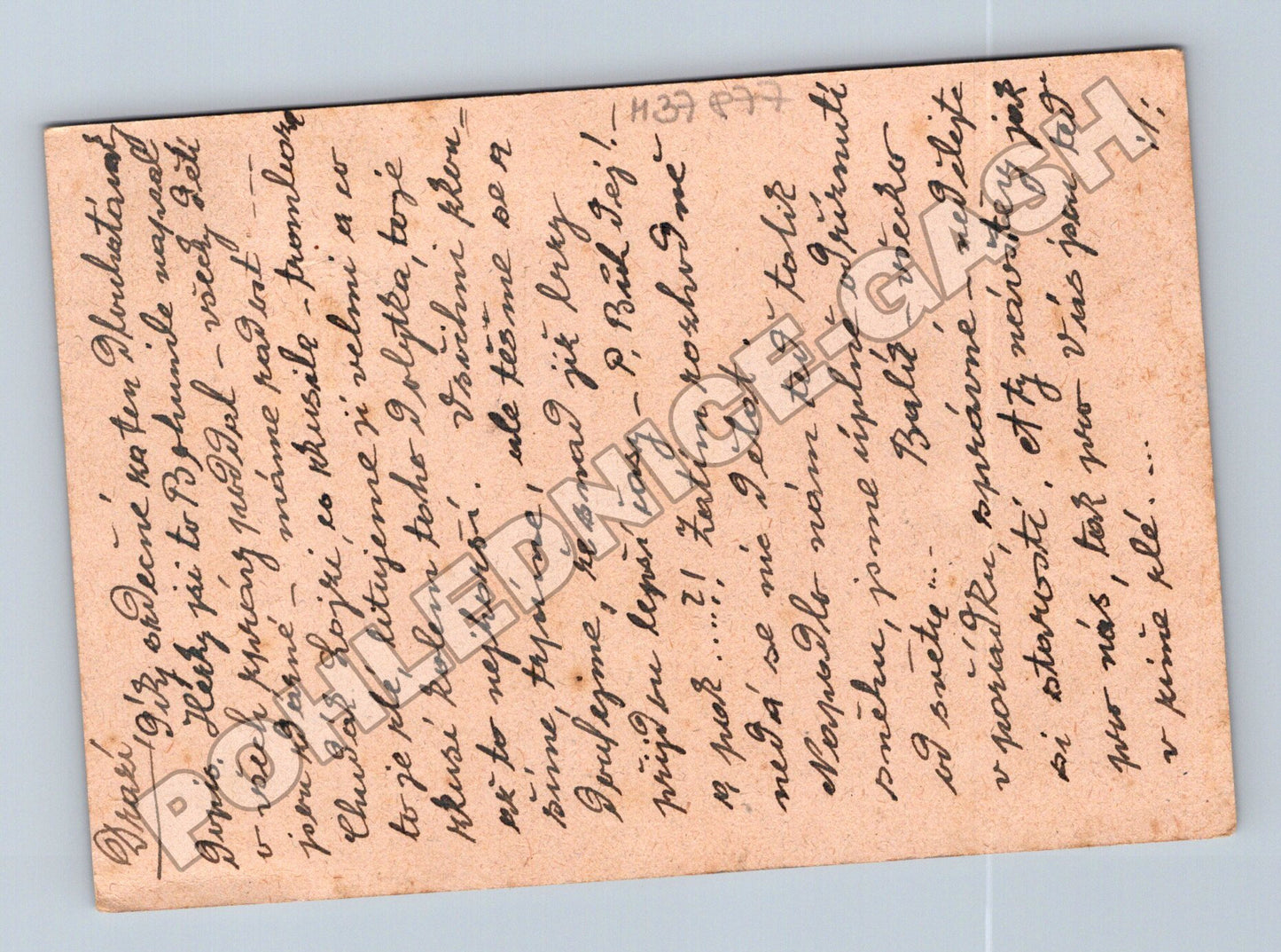 Pohlednice Bohuslavice u Hořjova 1945 (M37877)