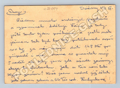 Pohlednice Československo s poštovní známkou 1938 (M37884)