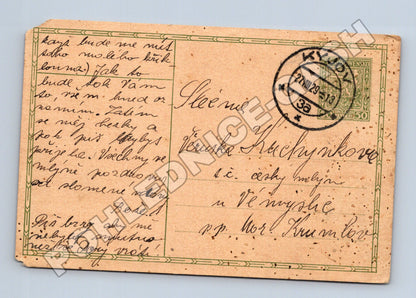 Pohlednice Kyjov odesláno 1929 (M37885)