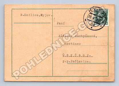 Pohlednice Korespondenční lístek Kyjov 1918 (M37889)