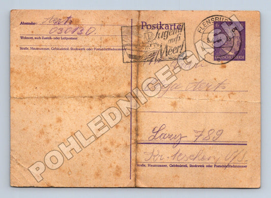 Pohlednice Německo Jugend aufs Meer 1944 (M37893)