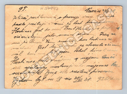 Pohlednice Brno poštovní razítko 1938 (M37897)