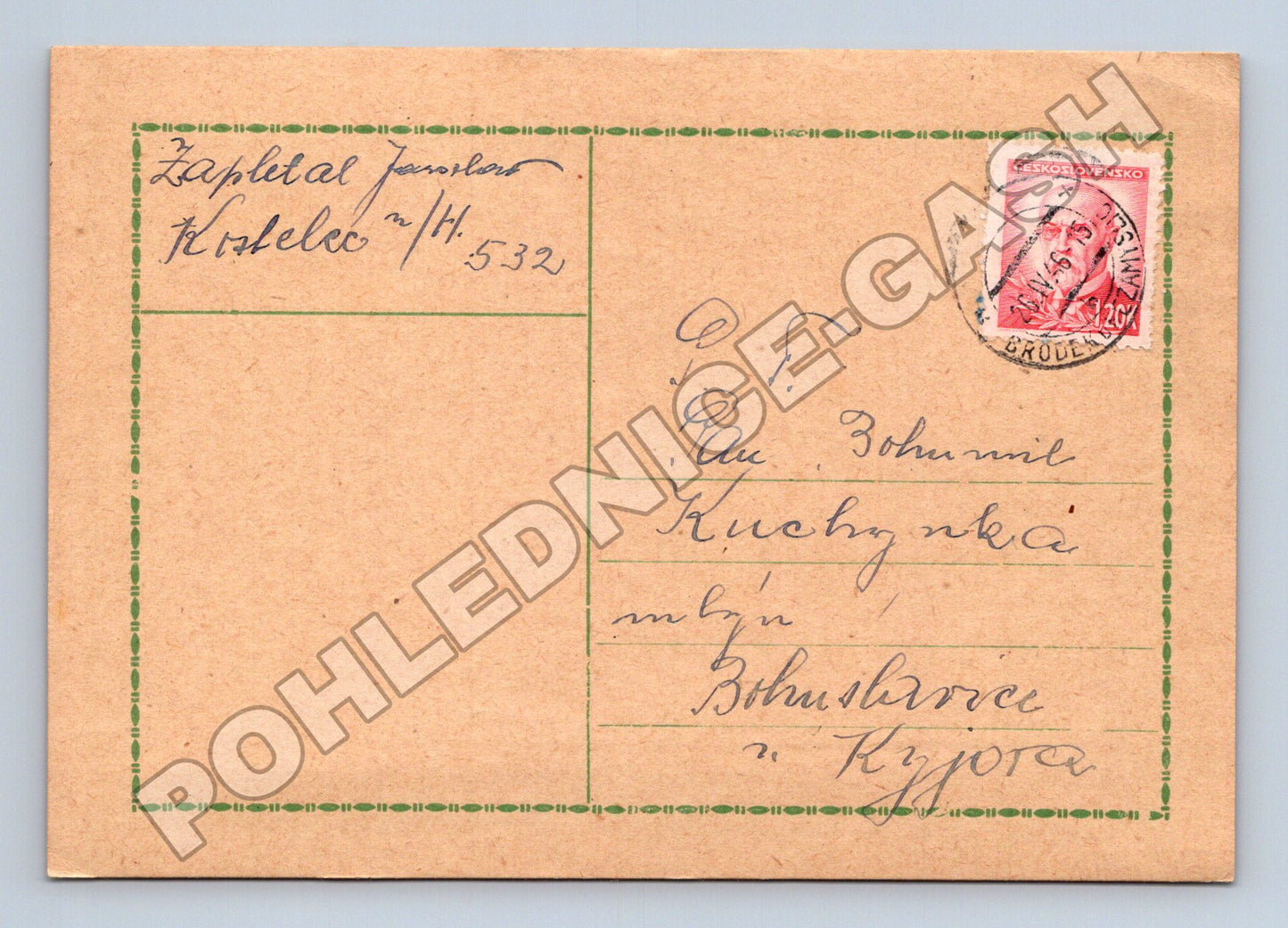 Pohlednice Československo korespondenční 1926 (M37899)
