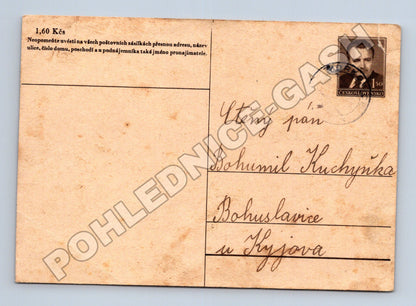 Pohlednice Bohuslavice u Kyjova korespondenční (M37906)