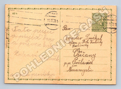 Pohlednice Československo psaný 1934 (M37919)
