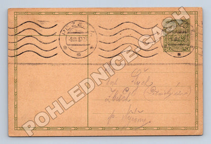 Pohlednice Plzeň s pošt. razítkem 1937 (M37924)