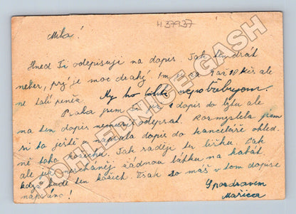 Pohlednice s dvěma československými známkami 1956 (M37937)