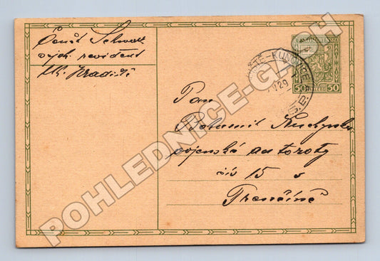Pohlednice Československo nepopsaná líc 1928 (M37939)