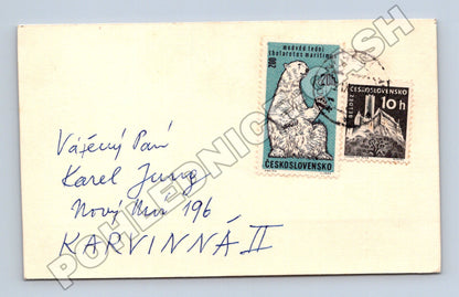 Pohlednice Československo obálka se známkami 1962 (M37942)