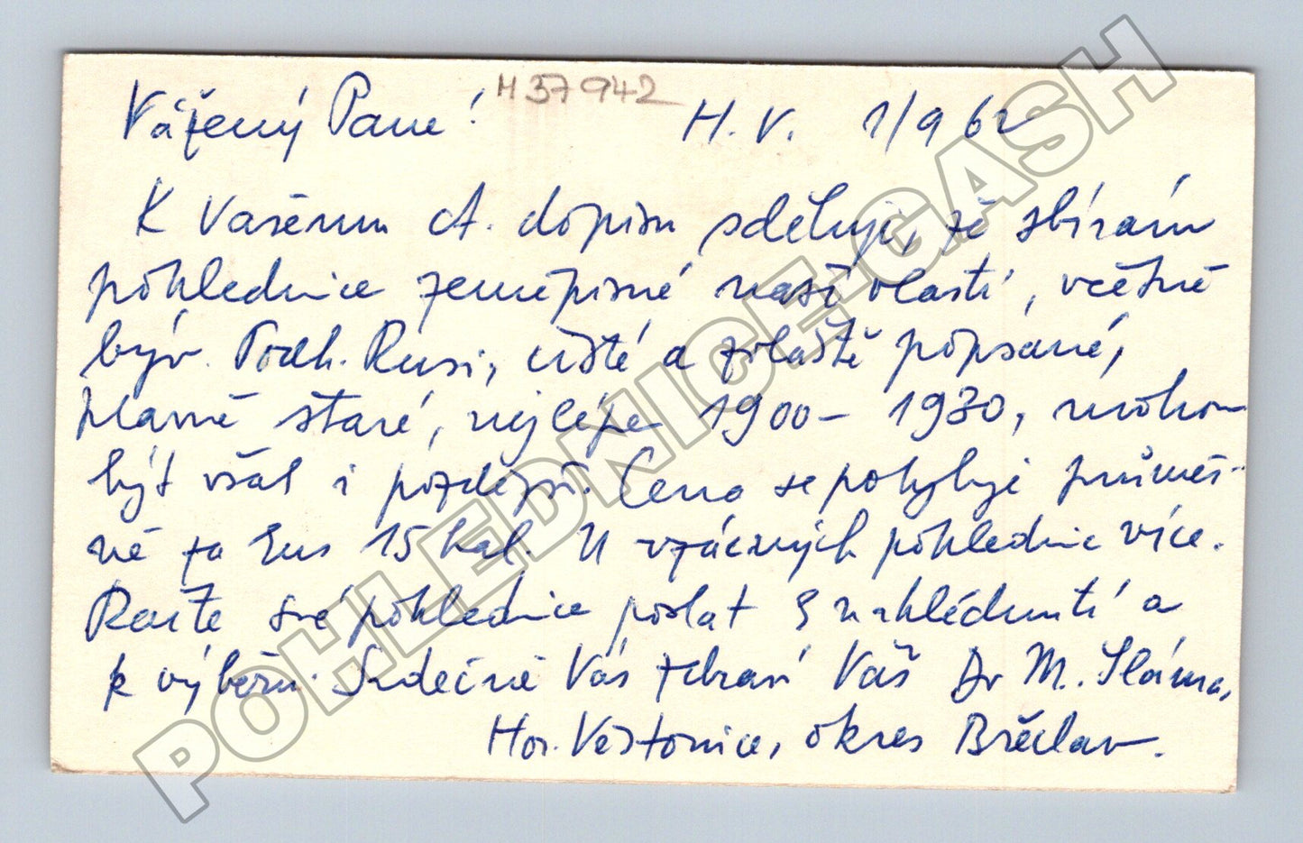 Pohlednice Československo obálka se známkami 1962 (M37942)