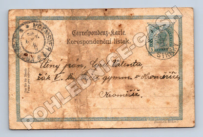 Pohlednice Kroměříž korespondenční lístek (M37943)