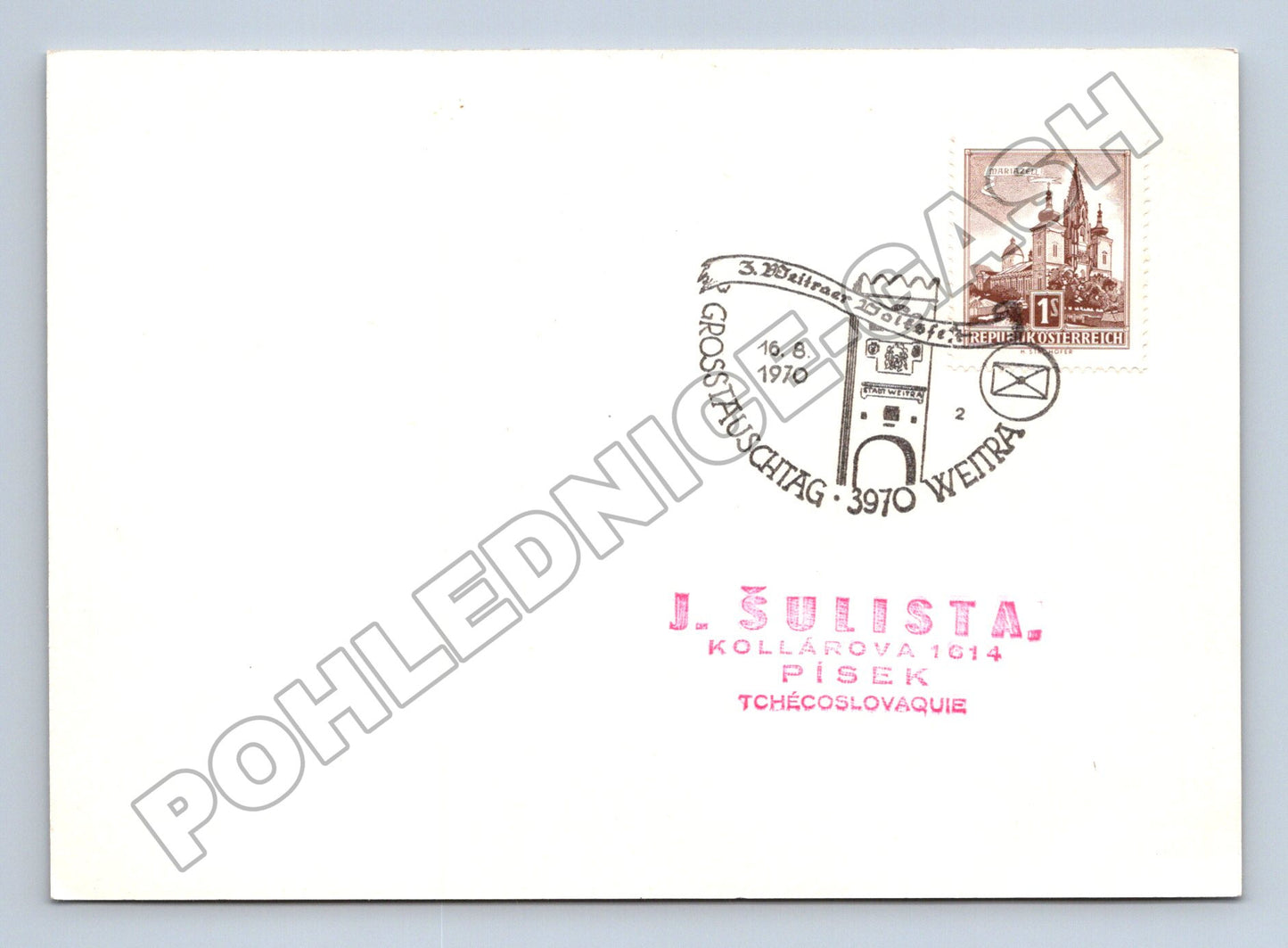 Pohlednice Rakousko Mariazell Weitra 1970 (M37945)
