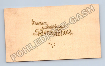 Pohlednice Herzliche Glückwünsche zur Vermählung Německo (M37963)