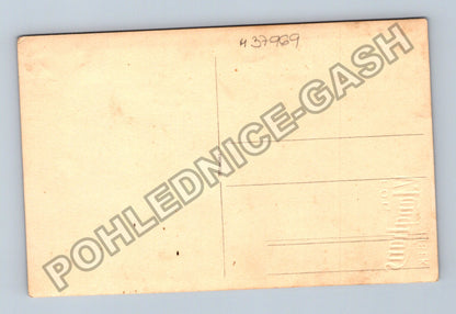 Pohlednice svatební pár ateliér V. Longhans Písek (M37969)