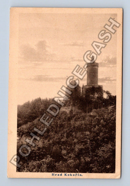 Pohlednice Hrad Kokořín 1924 (M37978)