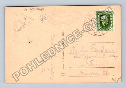 Pohlednice Hrad Kokořín 1924 (M37978)