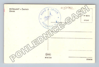 Pohlednice Frýdlant v Čechách zámek (M37982)