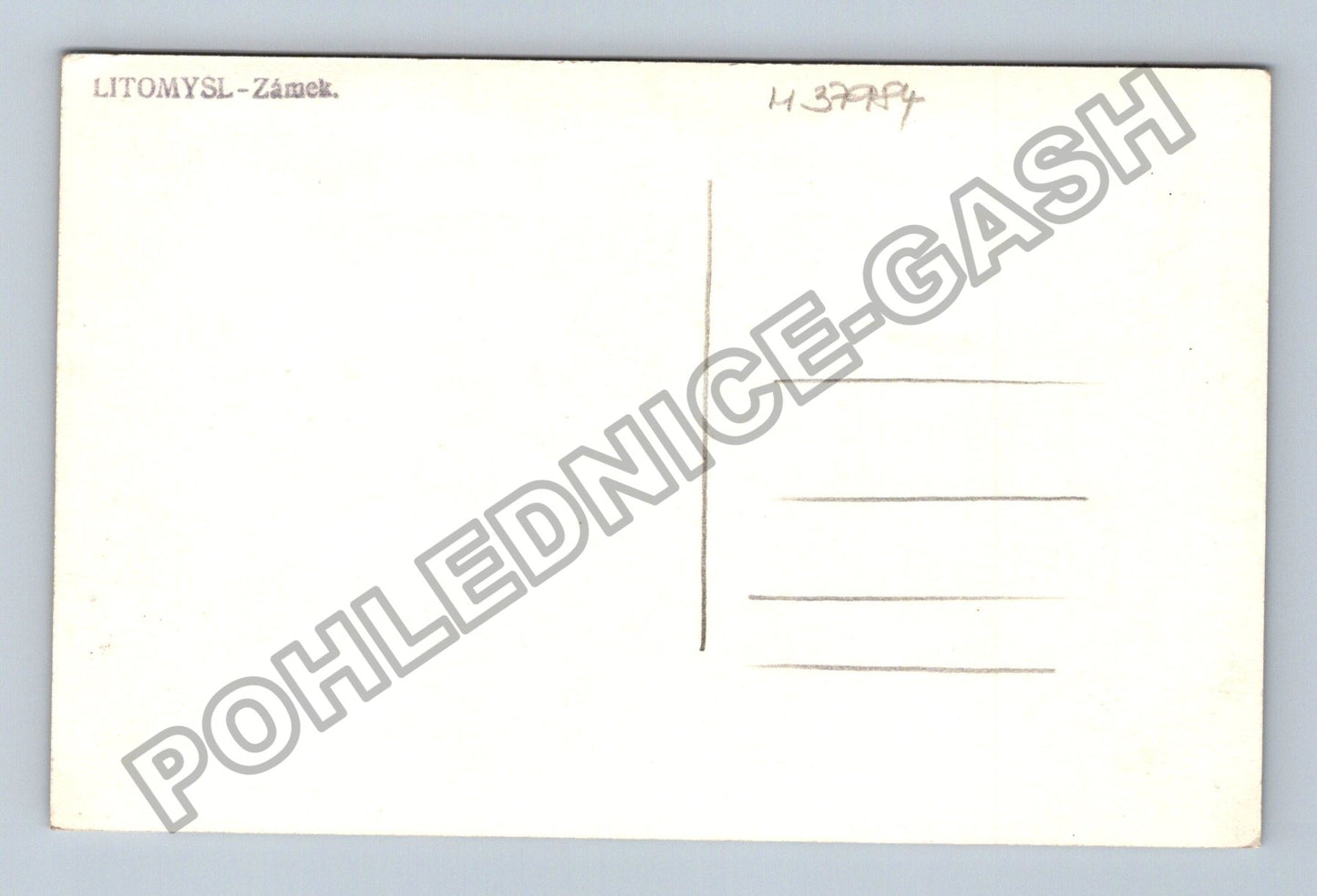 Pohlednice Litomyšl zámek letecký pohled (M37984)