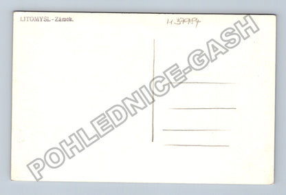 Pohlednice Litomyšl zámek letecký pohled (M37984)
