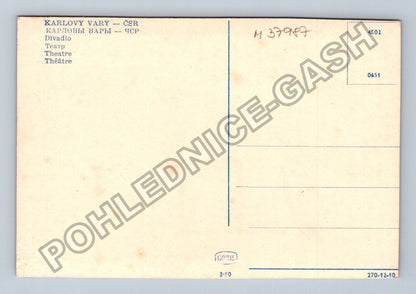 Pohlednice Karlovy Vary Divadlo Theatre (M37987)