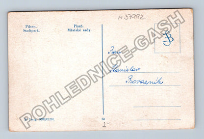 Pohlednice Plzeň Městské sady (M37992)