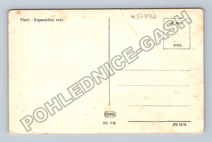 Pohlednice Plzeň Kopeckého sady (M37996)