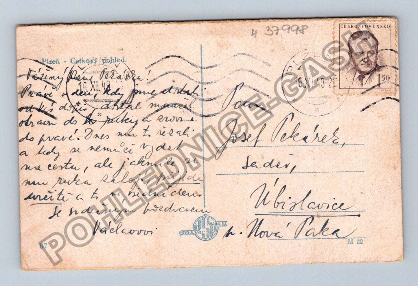 Pohlednice Plzeň Celkový pohled 1929 (M37998)