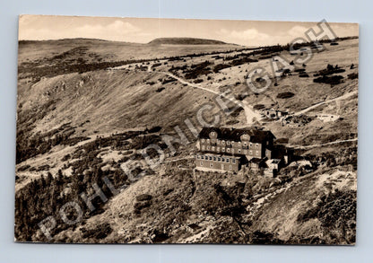 Pohlednice Krkonoše Labská bouda 1284 m n m 1977 (M38020)