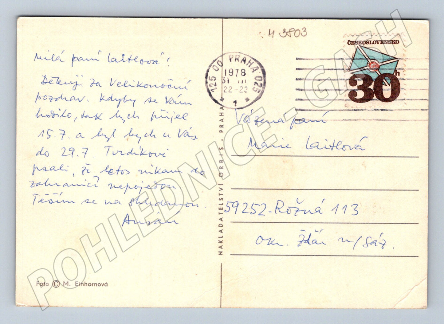 Pohlednice štěně s míčem – roztomilý motiv (M3803)