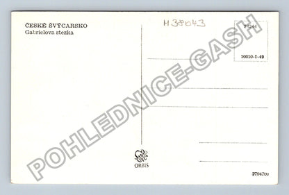 Pohlednice České Švýcarsko Gabrielova stezka (M38043)