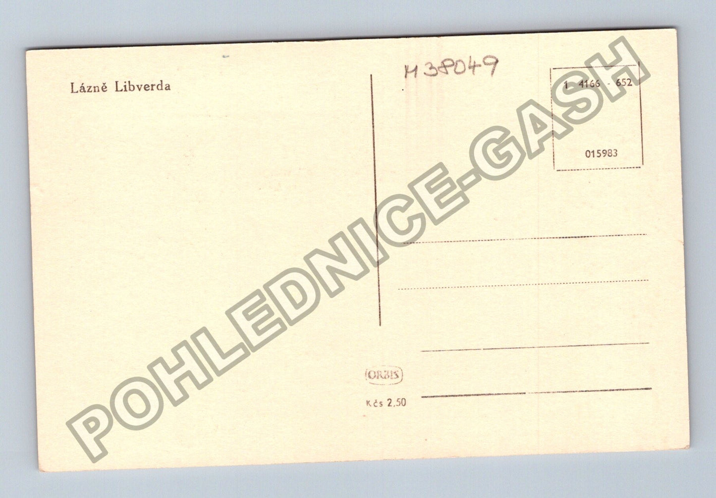 Pohlednice Lázně Libverda dům pole s kupkami (M38049)