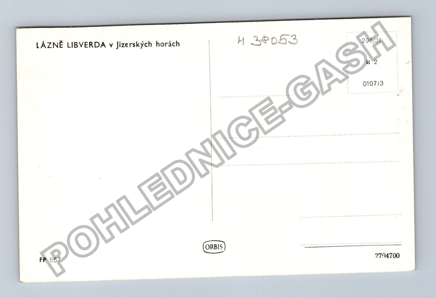 Pohlednice Lázně Libverda v Jizerských horách (M38053)