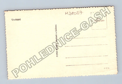 Pohlednice Vrchlabí ulice kostel (M38057)