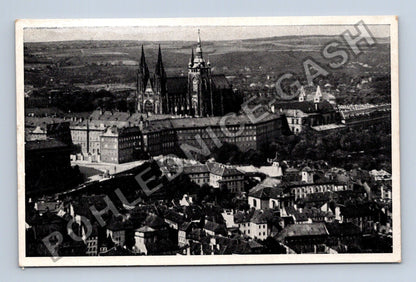 Pohlednice Praha Hradčany letecký pohled (M38069)