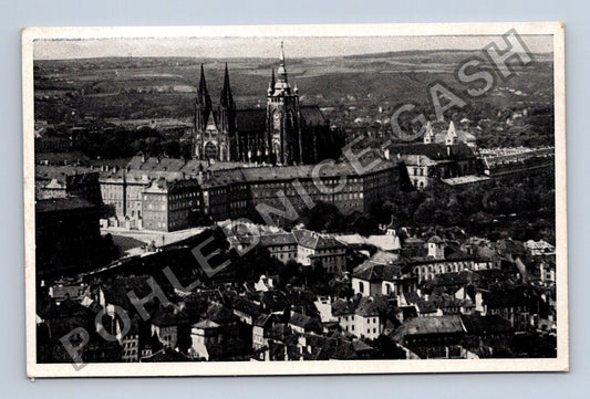 Pohlednice Praha Hradčany letecký pohled (M38069)