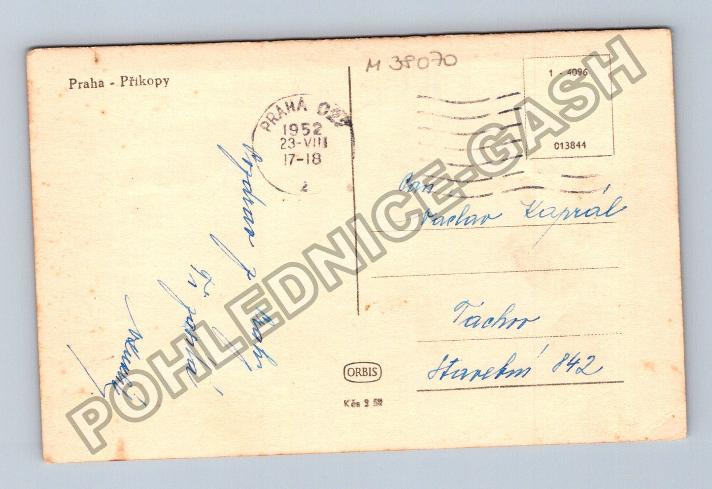 Pohlednice Praha Příkopy 1952 (M38070)
