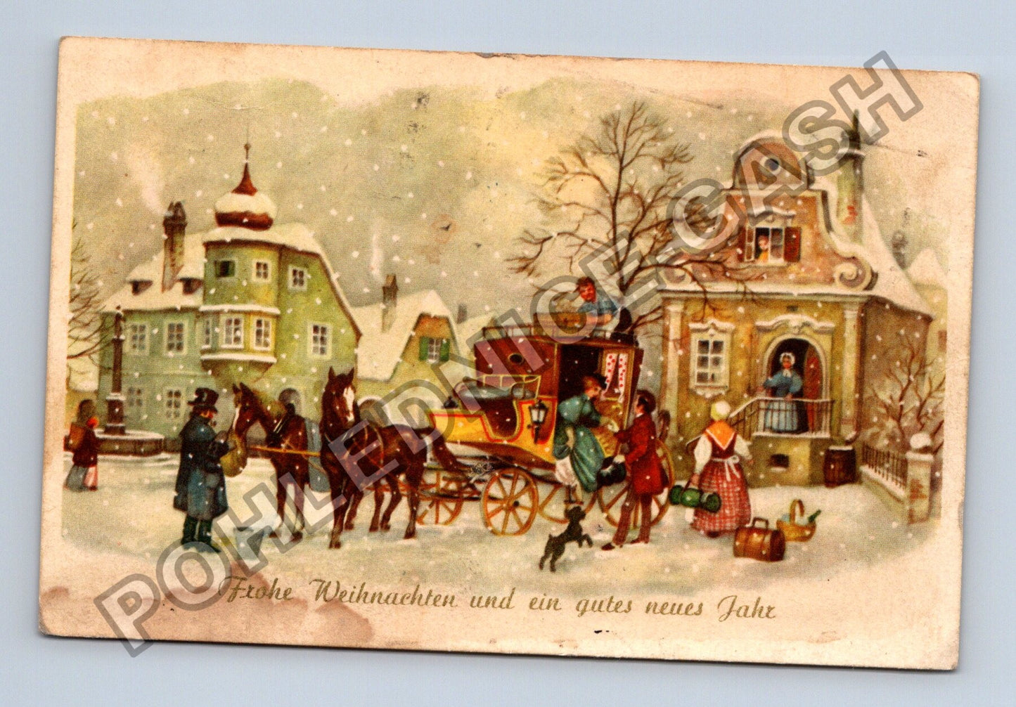 Pohlednice Rakousko Frohe Weihnachten und ein gutes neues (M38085)